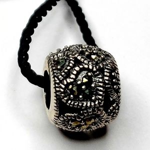 ☆Sterling silver Marcasite charm